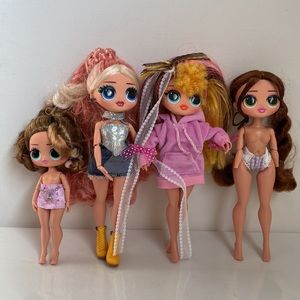 L.O.L. Surprise! OMG Doll/Tweens Series Lot of 4 Dolls